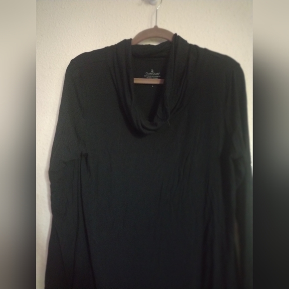 Black long sleeve cowl neck tunic - Picture 3 of 5